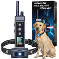 Dog Training Collar with Remote, Up to 4265 ft Range, Beep (1-8), Vibration (1-16) & Safe Shock (1-99) Modes, Waterproof Collar with Flashing Light