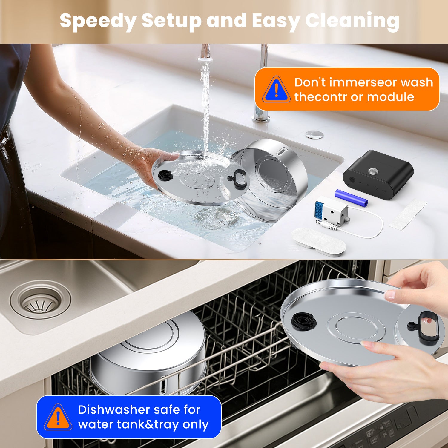 12L Dog Water Fountain Stainless Steel, Wireless Cat Water Fountain with 3 Modes, Battery Operated Automatic Pet Drinking Dispenser for Cats Dogs