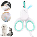 Cat Nail Clipper with Light, Pet Claw Trimmer for Grooming, Non-Slip Handle for Cats Dogs and Small Pets
